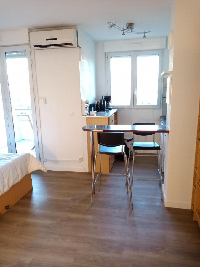 Studio Santa Monica - Climatise - Piscine - Parking Toulouse Eksteriør bilde